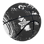 Black White Galaxy Outer Space Print Basketball