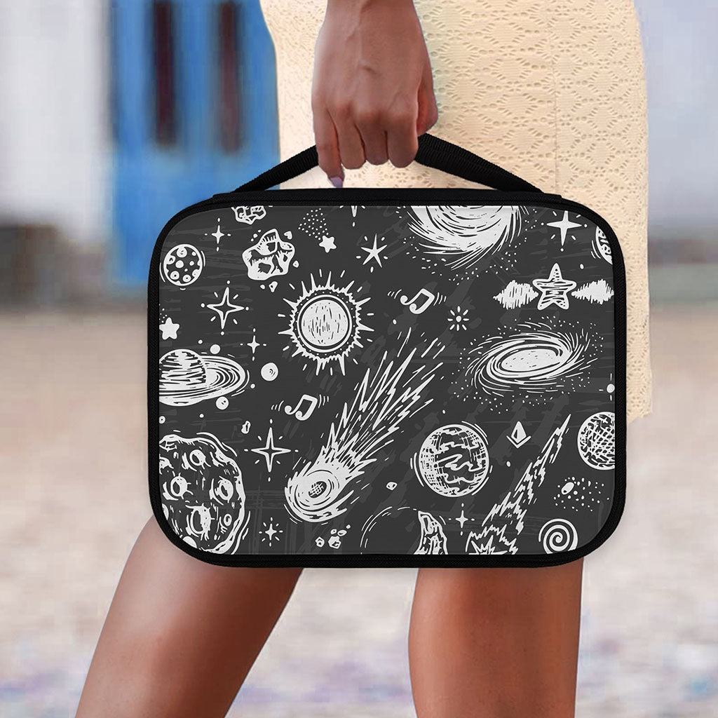 Black White Galaxy Outer Space Print Classic Bible Case