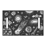 Black White Galaxy Outer Space Print Golf Cart Seat Cover
