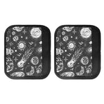Black White Galaxy Outer Space Print Handle Covers