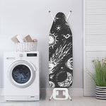 Black White Galaxy Outer Space Print Ironing Board Cover