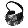 Black White Galaxy Outer Space Print Pet Sling Carrier