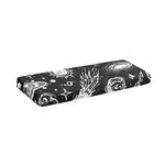 Black White Galaxy Outer Space Print Piano Keyboard Cover