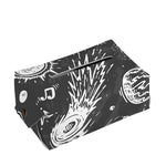 Black White Galaxy Outer Space Print Rectangle Tissue Box Cover