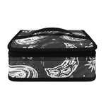 Black White Galaxy Outer Space Print Small Lunch Bag