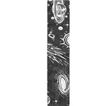 Black White Galaxy Outer Space Print Table Runner