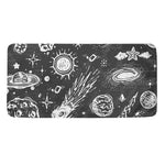 Black White Galaxy Outer Space Print Towel