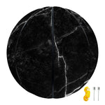 Black White Grunge Marble Print Basketball