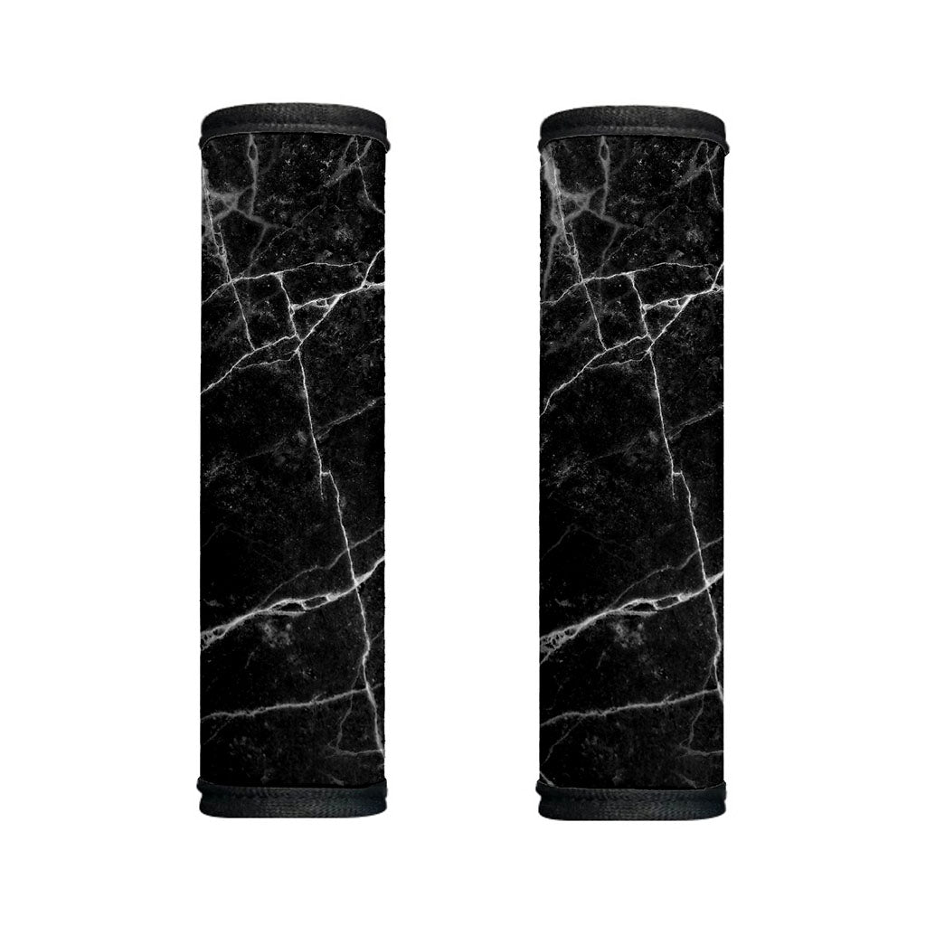 Black White Grunge Marble Print Handle Covers