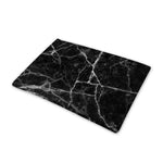 Black White Grunge Marble Print Pet Cooling Mat Cover