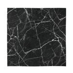 Black White Grunge Marble Print Silk Bandana