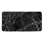 Black White Grunge Marble Print Towel
