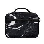 Black White Liquid Marble Print Briefcase Bible Bag