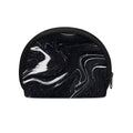 Black White Liquid Marble Print Coin Purse