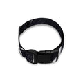 Black White Liquid Marble Print Dog Collar