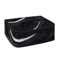 Black White Liquid Marble Print Small Lunch Bag