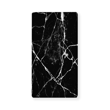 Black White Natural Marble Print Baby Crib Sheet
