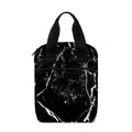 Black White Natural Marble Print Bible Tote Bag