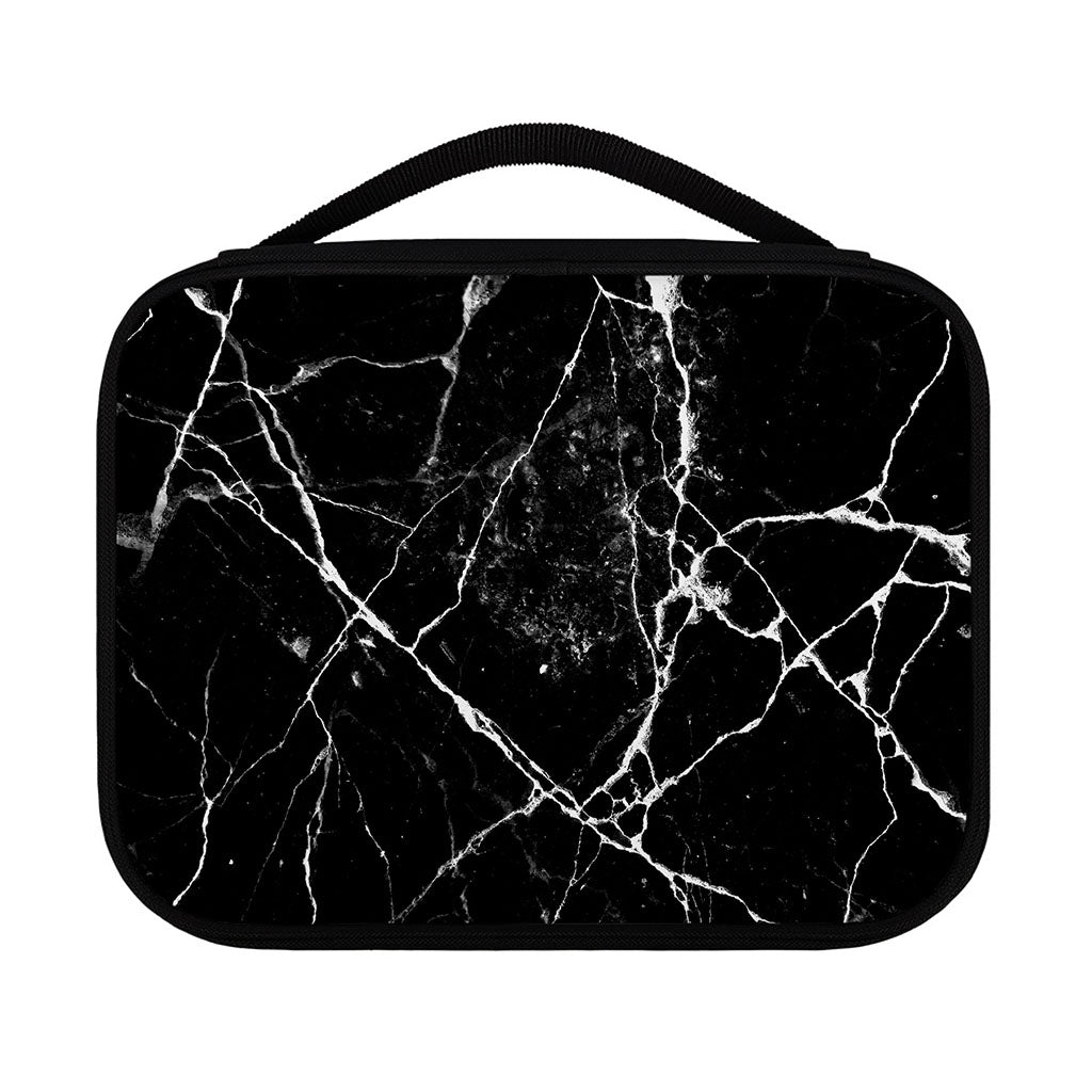 Black White Natural Marble Print Classic Bible Case