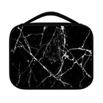 Black White Natural Marble Print Classic Bible Case