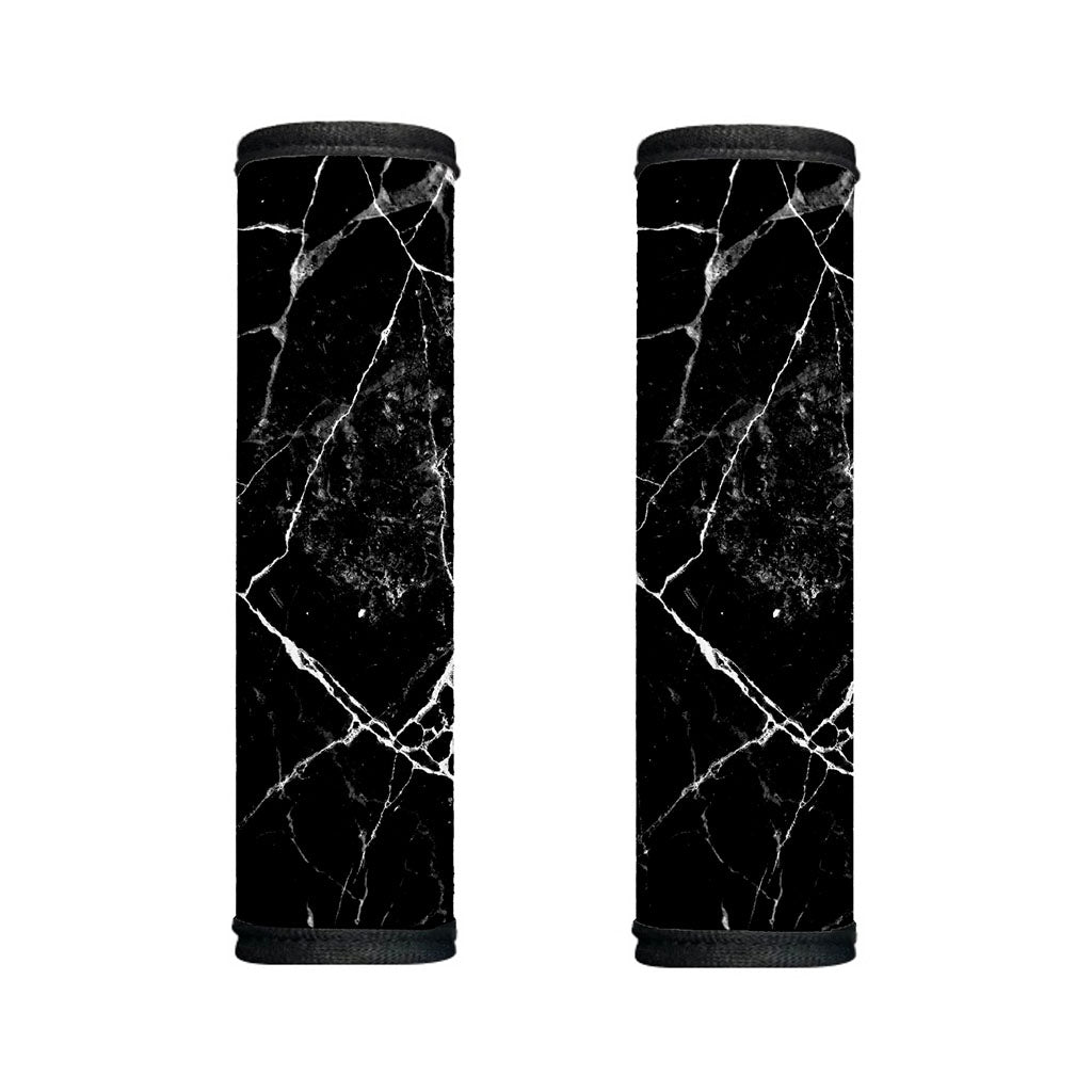Black White Natural Marble Print Handle Covers