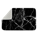 Black White Natural Marble Print Indoor Door Mat