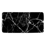 Black White Natural Marble Print Towel