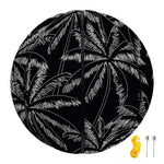Black White Palm Tree Pattern Print Basketball
