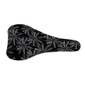 Black White Palm Tree Pattern Print Bicycle Seat Cover