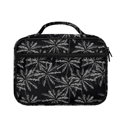 Black White Palm Tree Pattern Print Briefcase Bible Bag