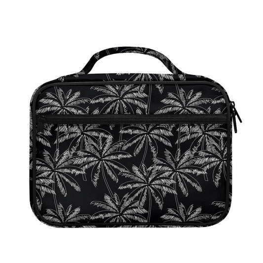 Black White Palm Tree Pattern Print Briefcase Bible Bag