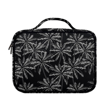 Black White Palm Tree Pattern Print Briefcase Bible Bag