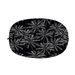 Black White Palm Tree Pattern Print Car Side Mirror Covers