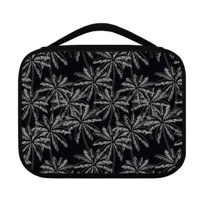 Black White Palm Tree Pattern Print Classic Bible Case
