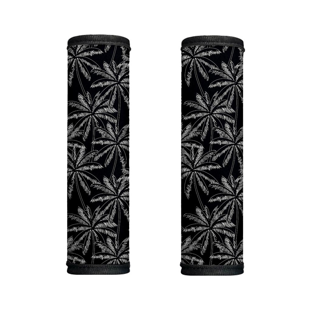 Black White Palm Tree Pattern Print Handle Covers