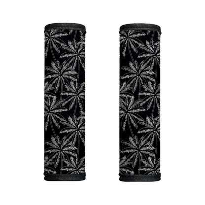 Black White Palm Tree Pattern Print Handle Covers