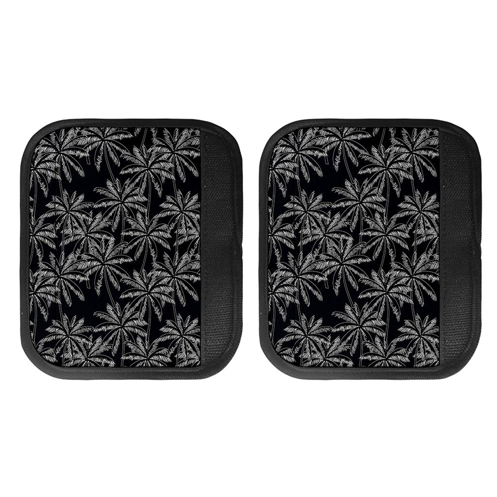Black White Palm Tree Pattern Print Handle Covers