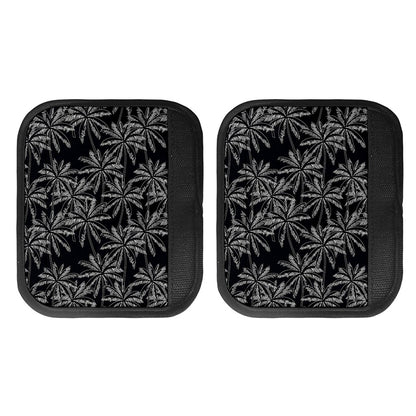 Black White Palm Tree Pattern Print Handle Covers