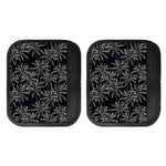 Black White Palm Tree Pattern Print Handle Covers