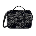 Black White Palm Tree Pattern Print Shoulder Strap Bible Bag