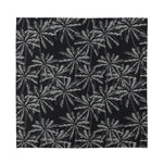 Black White Palm Tree Pattern Print Silk Bandana