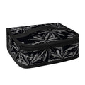 Black White Palm Tree Pattern Print Small Lunch Bag