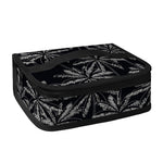 Black White Palm Tree Pattern Print Small Lunch Bag