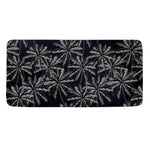 Black White Palm Tree Pattern Print Towel
