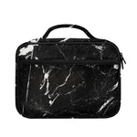 Black White Scratch Marble Print Briefcase Bible Bag