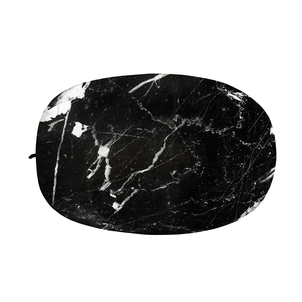 Black White Scratch Marble Print Car Side Mirror Covers