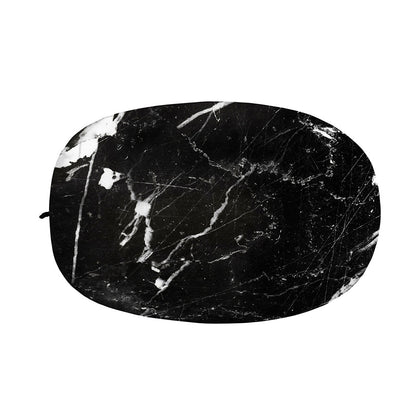 Black White Scratch Marble Print Car Side Mirror Covers
