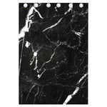 Black White Scratch Marble Print Curtain