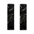 Black White Scratch Marble Print Handle Covers