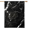 Black White Scratch Marble Print House Flag